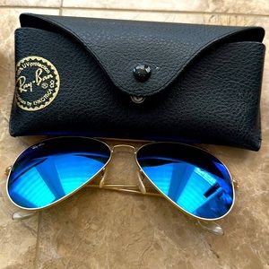 Ray- ban mirror blue